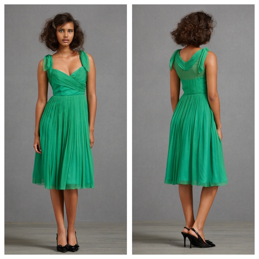 BHLDN Anthropologie Kelly Green Dress - ALL Sizes